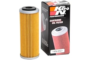 K&N Filtro Olio Powersports - Cartuccia 33x87mm compatibile con Husqvarna, KTM (KN-652)
