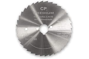 CANPOLAT GASTRONICS Kreismesser für Ceylan - 80 mm, gezahnt - Dönermesser aus Edelstahl in Premium Qualität