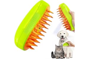 HYDTQCL Spazzola Gatto con Vapore, Massaggio Estetico e Depilazione 3 In 1 Spazzola per Gatti con Vapore, Spazzola a Vapore per Gatti e Cani, Spazzola a Vapore Autopulente per Gatti (A)