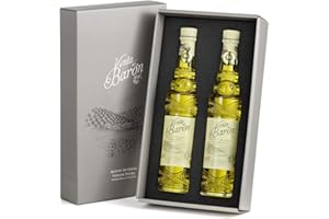 Venta del Barón - Preisgekröntes Premium Natives Extra Virgine Olivenöl Doppelpack in Geschenkbox (500ML x 2) Gewinner der Weltmeisterschaft Neue Ernte 2022/2023