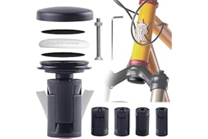 WIOONI Supporto universale per bicicletta Airtag, Nascosto accessorio per la protezione della forcella della bicicletta Airtag Mount per biciclette con fori nella forcella (AirTag non incluso)