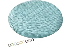 MCNDSI Round Seat Cushion, Chair Cushion, 30/40/35/50/45 cm, Seat Cushion, Cotton Seat Cushion, Chair Cushion for Outdoor, Indoor, Garden Chair, Kitchen or Dining Room Chair (K3.1PC_12INCH/30 cm)