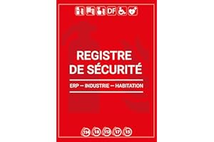 MONDIAL EXTINCTEUR Registre de sécurité complet - 68 PAGES