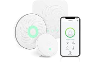 Airthings House Kit 420 System Kontroli Jakości Powietrza, Biały, 3 Elementy