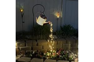 SYSOW Garden Lights-Stars Shower Garden Art Light，Gardening Lawn Lamp，Decoration Outdoor Gardening Lawn Lamp，Solar Garden Decoration Light，Watering Can Lamp Suitable for Outdoor Garden Decoration