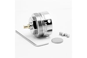 BLUMKRAFT Heizkörperadapter kompatibel mit Danfoss RAVL, 26 mm bis M30 x 1,5 für Thermostatkopf M30 x 1,5 Außengewinde