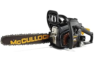 Tronçonneuse thermique CS 35S McCulloch : Tronçonneuse avec moteur de 1400 watts, guide-chaîne de 35 cm, moteur à 2 temps, frein de chaîne à double activation (N° d’art. 00096-76.247.14)