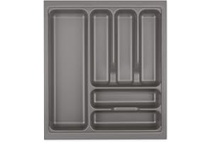 ORGA-BOX VIII Portaposate 411 x 480 mm champagne con struttura perlata per armadi da 50 cm in inserti per cassetti della cucina Häcker