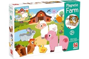 Goula - Magnetic Farm, Libro magnético para niños a Partir de 2 años