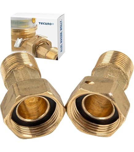 3-Teilige Messing Fitting Verschraubung 1 Zoll IG/AG Mit O-Ring - Foto 11