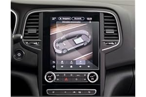 SXCY [Lot de 2] pour Renault Megane 2020-2023 Navigation Film de Protection, 9.3" Multimedia Screen Écran en Plastique Protecteur, 4H Anti Rayures Anti Empreinte, Megane Accessoires