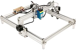 VEVOR Máquina de Grabado Láser CNC 3040 500 mw para Madera, Máquina de Grabado 395 x 285 mm, Máquina Fresadora con Conexión USB, Win XP, Win7, Win8, Win10, Precisión de 0,1 mm para Plástico, Papel