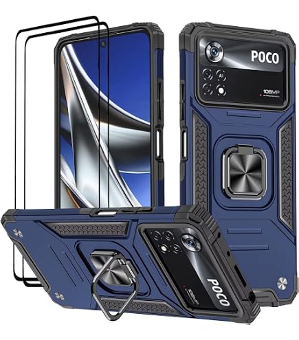 Coque Antichoc Noire Pour Poco X4 GT (5G) - Protection Renforcée, Cache Objectif, Marque Odeydo