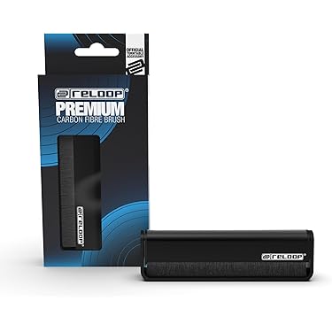 DOJA Barcelona Schallplattenbürste - Vinyl Reiniger Mit Ziegenhaarpinsel