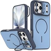 Coverzone iPhone 17 Pro Max ile Uyumlu kilif MagSafe ile uyumlu Kılıf Stand &Ouml;zellikli Mıknatıslı Flexa Y&uuml;z&uuml;k Tutuculu IPHONE 