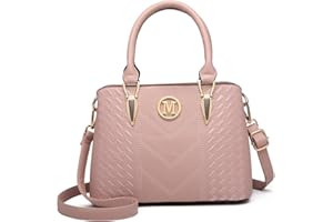 Miss Lulu Handtasche Damen,Exquisitem Handtasche Damen Mittelgroß,Lychee Muster Tasche Damen,Hochwertigem Strick Prozess Handtasche, Elegante Schultertasche Damen