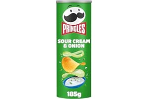 Pringles Sour Cream & Onion Crisps 185g