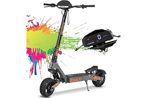 ONESPORTWAY Trottinette Électrique Adulte Kukirin G2, Moteur 800W Batterie 48V 15Ah & Autonomie jusqu'à 55 km, Trottinette Pliante Portable avec Écran Tactile LCD HD, Trotinette Electrique Adulte Tout Terrain