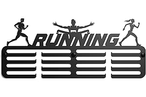 MEOLLO Medallero Colgador de medallas y dorsales (100% Acero) - Fabricado en España (Running XXL)