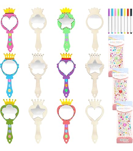 Baker Ross Lot De 5 Kits Porte-Clés Macarons En Bois - Loisirs Créatifs Enfants Avec Perles