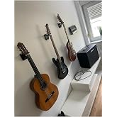 Rapithwin Gitar Duvar Montaj Aparatı Gitar Tutucu (Civata Dahil) Siyah-Beyaz Se&ccedil;enek