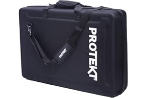 Protekt Plus Series DJ Hard Carry Bag Case para Denon Prime 2 Controller, Black, 690 X 445 X 150mm, Bolsa para controlador de DJ