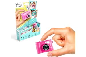 Canal Toys - Photo Creator - Mini Appareil Photo & Vidéo Numérique pour Enfants 8 Ans+ - Idée Cadeau pour Créer des Souvenirs avec tes Amis - Amuse Toi avec Les Filtres – CLK 061 Rose