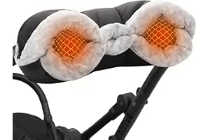 Guantes de Silla para Paseo, Hyeek Guantes Cochecito bebé Impermeable y Cortaviento,Forro Polar Extra Grueso,Guantes Suaves y Transpirables,Adecuado para Todos los cochecitos -50 * 26cm