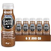 KAIKU CAFF&Egrave; LATTE Cappuccino 6 x 200 ml, Cold Coffee with Milk and Cocoa | Cold brew coffee with milk and cocoa. Ready to tak