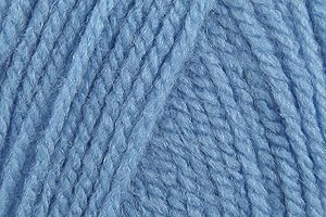 KHASO Sirdar Hayfield Bonus DK Crochet Yarn, 100% Acrylic Double Knitting Wool for Sweaters Jumpers Toys - 100g Ball - Bluebell (969) - Single (1 Ball)