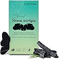 Lumora Nose Strips for Blackheads Whiteheads Remover - Deep Cleansing Charcoal Nose Pore Strip for Women & Men | Charcoal & Witch Hazel Instantly Effectively Black Heads & White Heads Remover- (6)