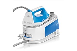 Braun Carestyle1 IS1012BL, 5 ANNI DI ASSISTENZA, Ferro Generatore Di Vapore, Carica Continua, Termostato Regolabile, Tanica 1,5L, AUTOSPEGNIMENTO,Colpo Vapore 340g/min, Sistema Sicurezza, Azzurro