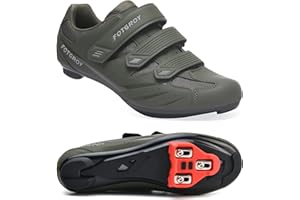 FOTGOAT Herren Fahrradschuhe für Damen, Rennradschuhe mit Stollen Kompatibel mit Peloton SPD ARC Look Delta Cleats, Unisex Fahrrad REIT Spin Schuhe Drinnen, Rennrad Schuhe Draussen