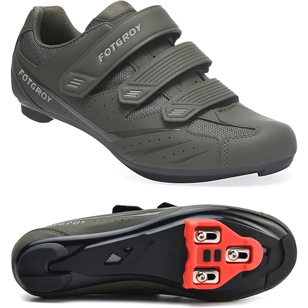 PENXZT Men's Road Cycling Shoes - Compatible With Peloton (Delta), Look SPD/SPD-SL Cleats