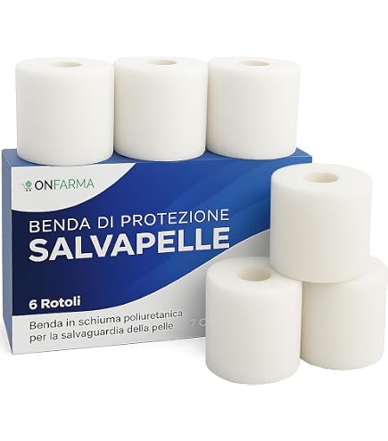 48 Salvapelle Sixtus – Tape Taping 7cm X 27m – Bendaggio Sportivo Per Calcio
