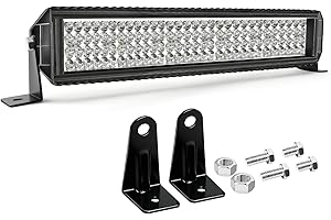CO LIGHT 20 Inch LED Light Bar 6500K 8000LM 4 Rows IP68 Waterproof Spot Flood Combo Super Bright Work Lights Bar for Trucks SUV ATV UTV Boat Marine