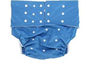BETUED Pannolini per adulti riutilizzabili lavabili, Pannolini per enuresi per adulti Tasca per cure per l'incontinenza a doppia apertura, Pannolini da bagno regolabili pannolino lavabile adulto(#1)