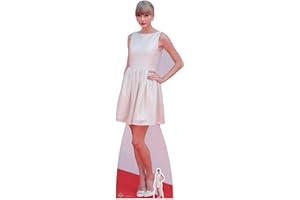 STAR CUTOUTS Celebrity Standee Taylor Life Size Cardboard Table Top Mini Cut Out, Wood, Multi-Colour, 182 x 63 x 182 cm, Lifesize