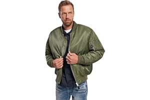 Brandit MA1 Uomo Giacca Bomber nero