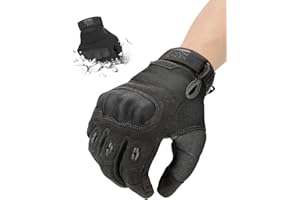 ‎KEMIMOTO KEMIMOTO Taktische Handschuhe, Militär Einsatzhandschuhe mit Kohlefaser Knöchelprotektor und Touchscreen, Atmungsaktiv, Vollfinger, für Bushcraft, Jagd und Security