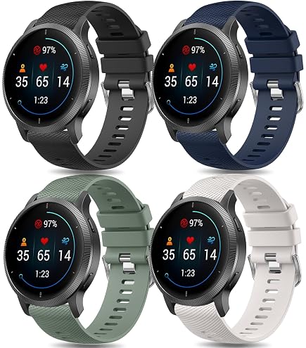 Diruite 4 Stuks Gehard Glas Voor Garmin Forerunner 255 & 255 Music – HD Schermbeschermer – 9H Hardheid – 2,5D Ronde Rand – Bubbelvrij