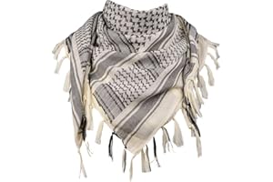 FREE SOLDIER - 100% Cotone Shemagh Militare, Sciarpa Tattica araba Keffiyeh Ideale per i Militari nel Deserto, Adatta per Uomini e Donne
