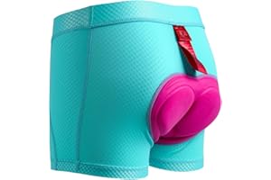 Santic Spodenki Rowerowe Damskie Bielizna Rowerowa z Wyściółką MTB Oddychająca Przeciwbakteryjny