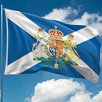 FlagSuperstore Flagge St. Andrews Hellblau – 152 X 91 Cm, 100% Polyester Mit Ösen Für Innen & Außen