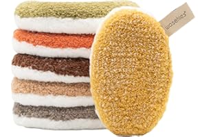 waschies Dischetti per Pulizia del Viso – Set 6 Pezzi Summer Glow – Struccanti con Solo Acqua – Fibre Ipoallergeniche per Tutte le Pelli – Lavabili in Lavatrice. Per la Cura del Viso Eco-sostenibile