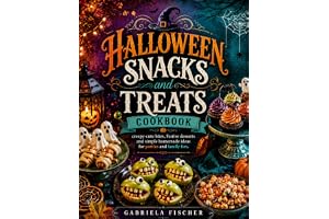 Halloween snacks and treats cookbook: Creepy-cute bites, Festive desserts and simple homemade ideas for parties and family fu
