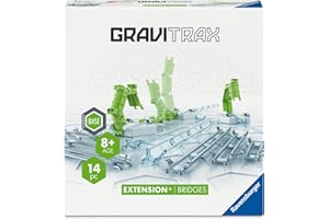 Ravensburger - GraviTrax - Set d'extension Ponts et Rails 13 pièces - Circuit de Billes - Jeu de Construction créatif - Parcours de Billes à Construire - Dès 8 Ans - Version française - 22423