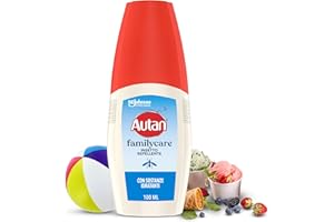 Autan Family Care Vapo, Insetto Repellente e Antizanzare Tigre e Comuni, 1 Confezione Spray da 100 ml