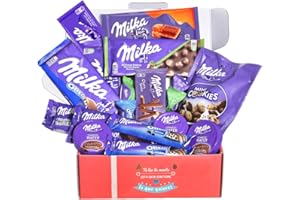 IMPERIAL COAST Chocolate gift box I Original gift for birthday christmas children couple Milka chocolate, Milka and oreo bar, Wafer, cookies, happy moments - Birthday gift box for Milka lovers – Phase in Spanish