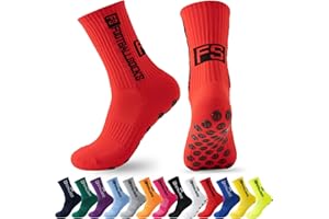 MPXEAVG 3 Paia Calzini Calcio, Grip Socks, Calzini Antiscivolo Calcio, Calzini Uomo Sport, Calze Grip Calcio, Calzini Sportivi Antiscivolo per Calcio